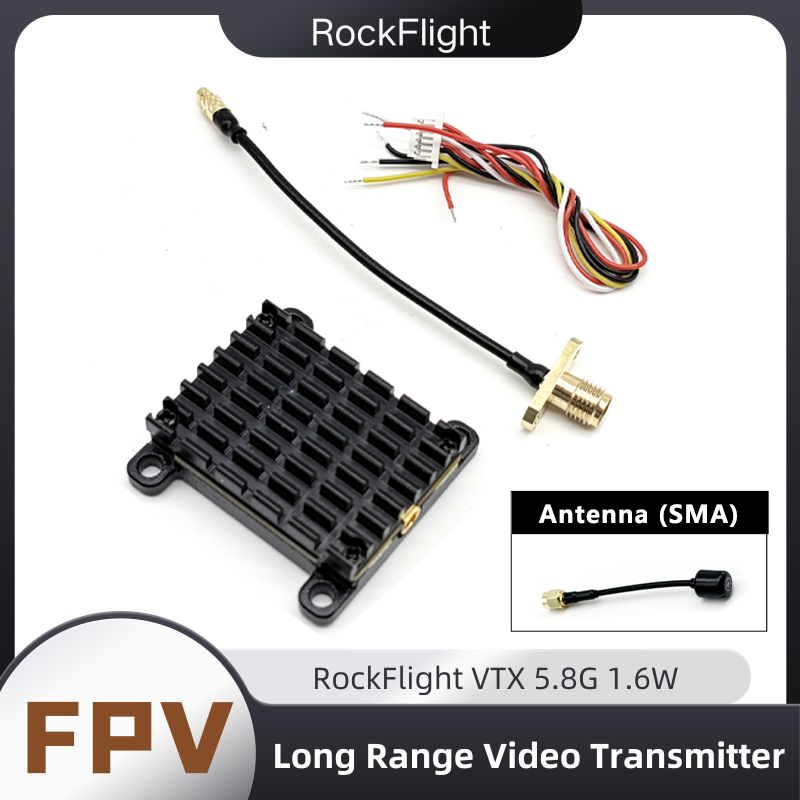 Drone Rc Transmitter And Receiver - RockFlight TX663 VTX 5.8G 48CH PitMode25mW/200mW/1000mW/1600mW