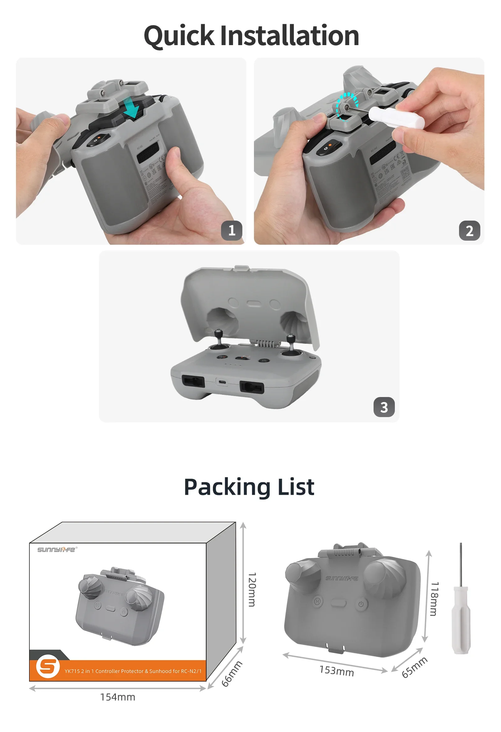2 in 1 Controller Protector Su - Drone Dji Rc Pro 2 review and price