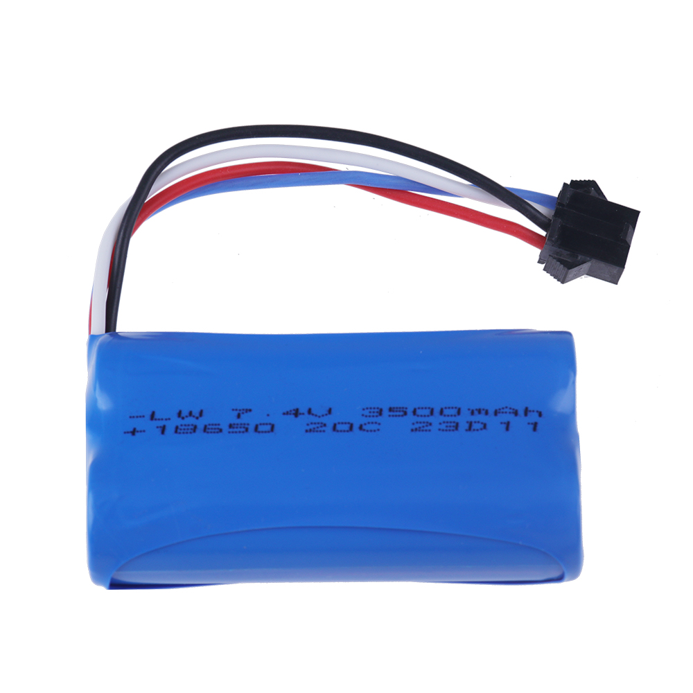 18650 3500mAh 7.4V SM-4P Plug  - Drone Rc Truck review and price
