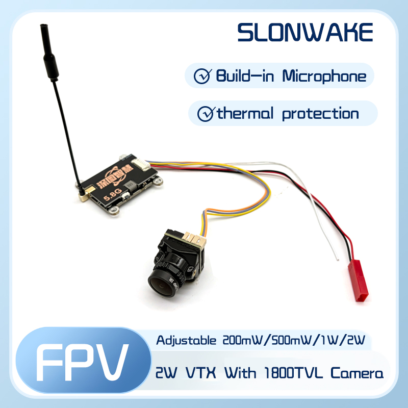 SLONWAKE 5.8G 56CH 2W transmit - Fpv Drone Camera review and price