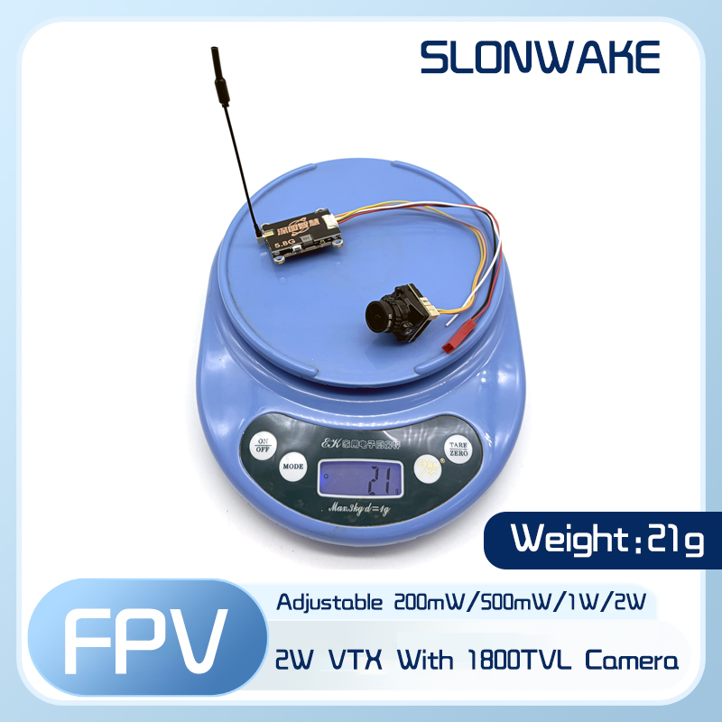 SLONWAKE 5.8G 56CH 2W transmit - Fpv Drone Camera review and price