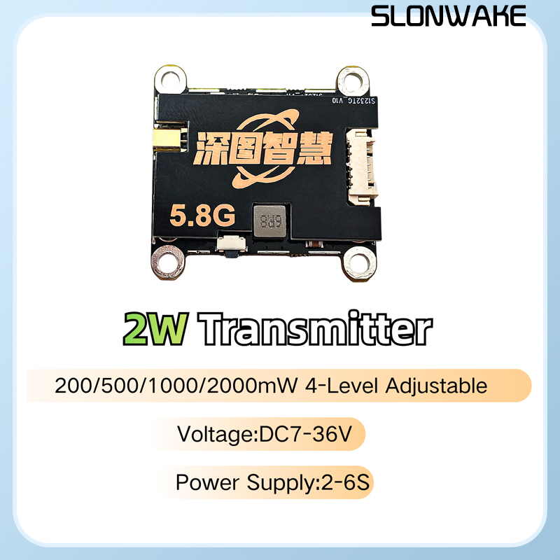 SLONWAKE 5.8G 56CH 2W transmit - Fpv Drone Camera review and price