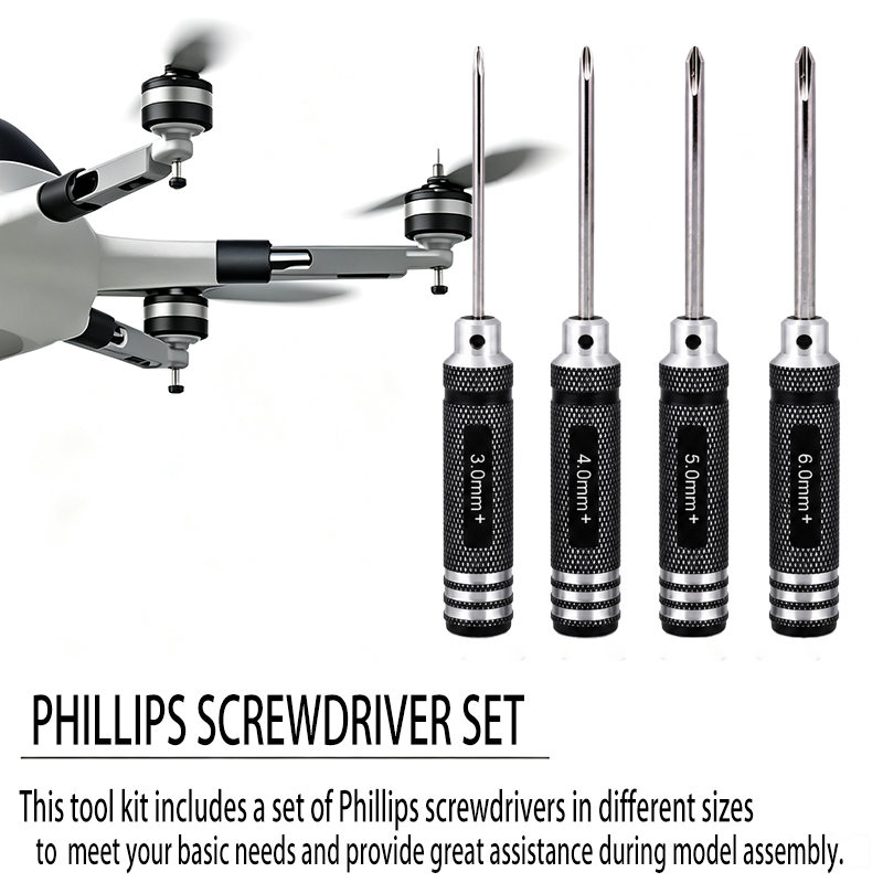 4Pcs 3/4/5/6mm Flathead And Ph - Drone Rc Truck review and price
