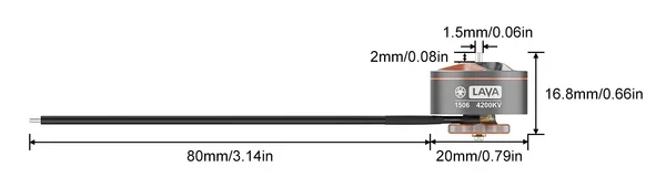BETAFPV LAVA 1506 4200KV Brush - Drone Rc Y Series review and price