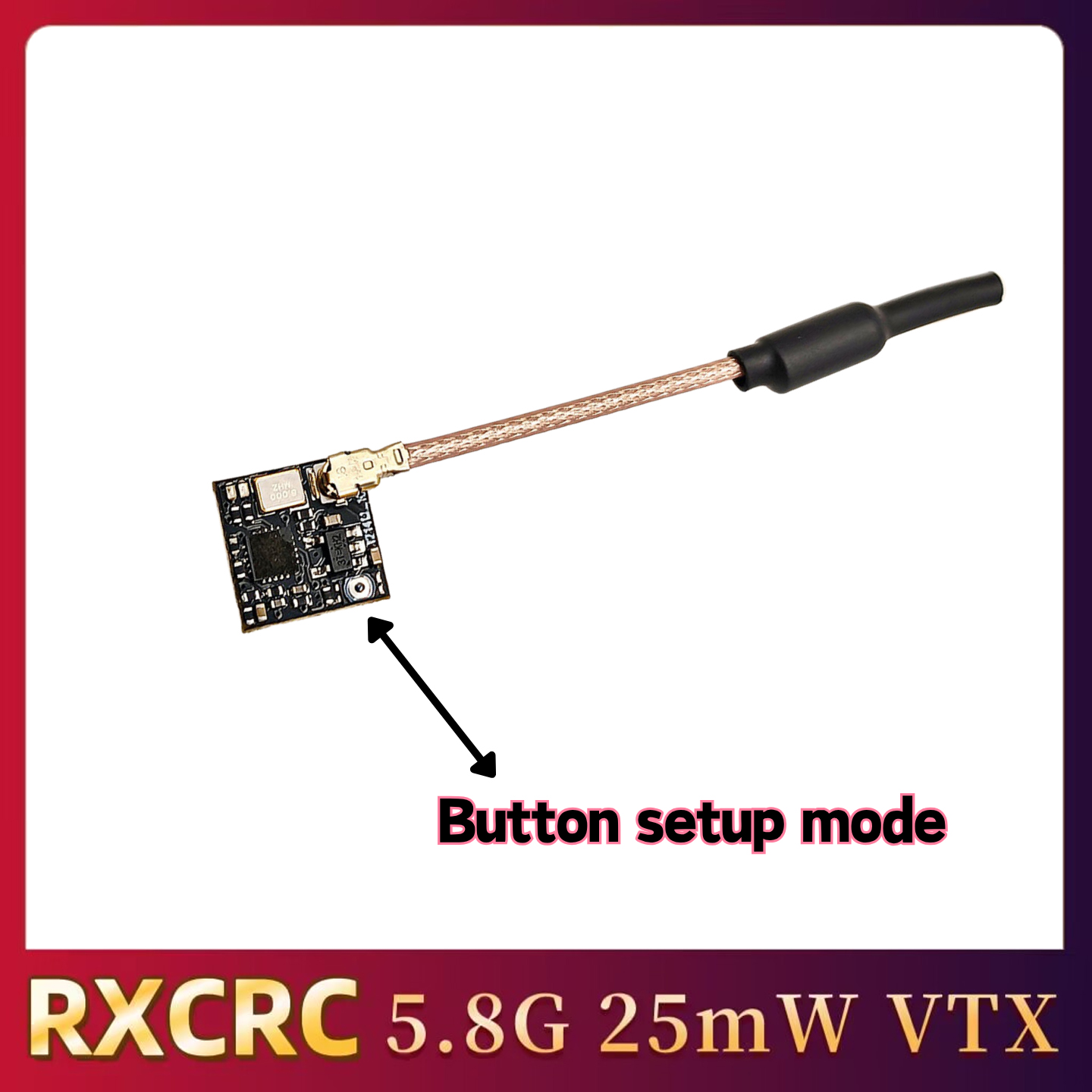 RXCRC 5.8GHz 48CH FPV 25mW Ana - Drone Rc Transmitter And Receiver review and price